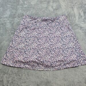 Zero Restriction Women Small Pink Navy Abstract Athletic Golf Tennis Skort